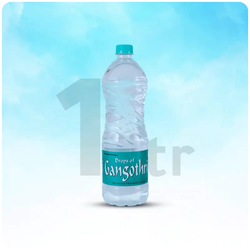 Gangothri 1 litre packaged drinking water bottle