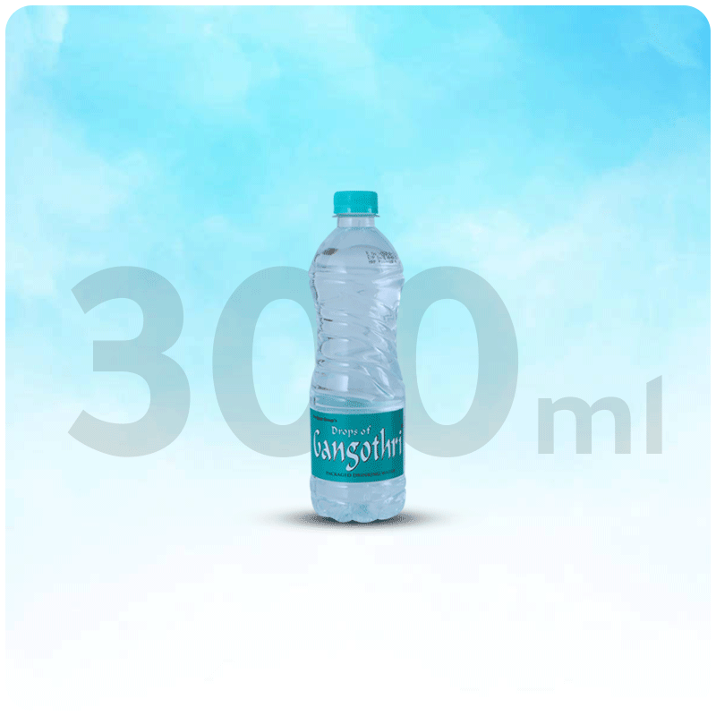 Gangothri 300ml packaged drinking water bottle