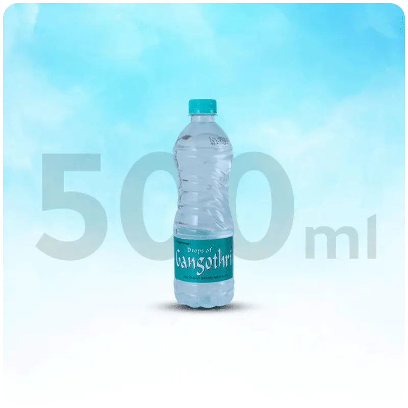 Gangothri 500ml packaged drinking water bottle