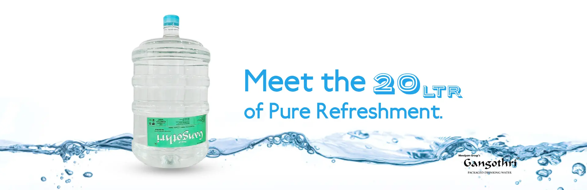 Meet the 20 litre Gangothri jar of pure refreshment