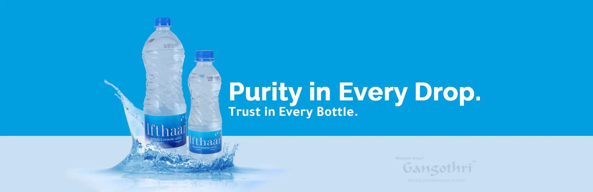 Purity in every drop — Ifthaar packaged drinking water